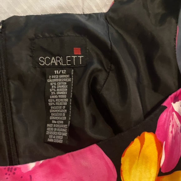 Scarlett Floral Sleeveless Dress - Pink and Yellow size 11/12 - Picture 6 of 6